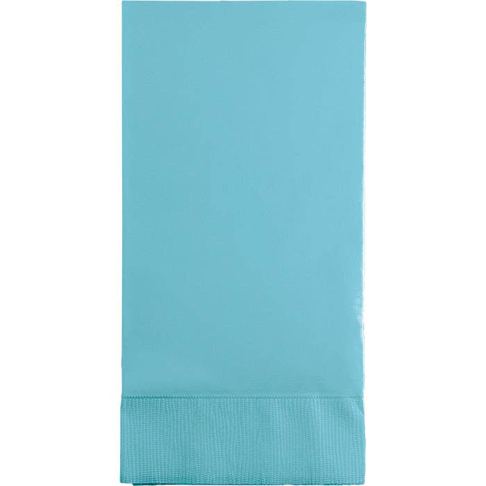 Pastel Blue 3 Ply Guest Towels, 16/Pkg