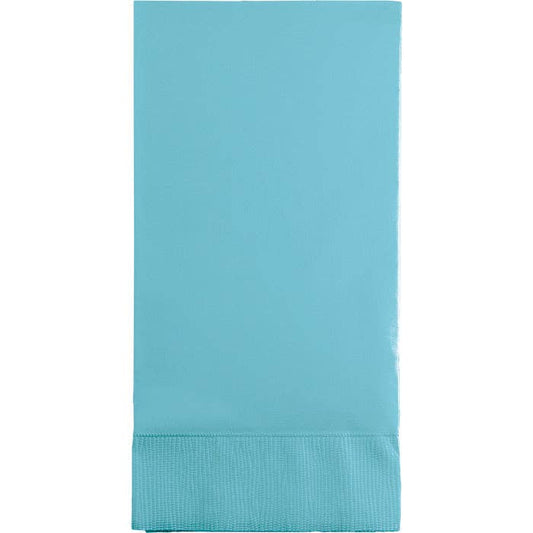 Pastel Blue 3 Ply Guest Towels, 16/Pkg