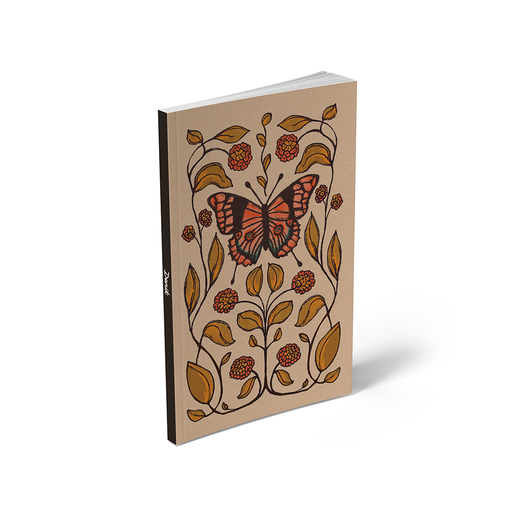 Butterfly Soft Touch Classic Layflat Notebook LFC2684L
