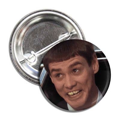 Lloyd Christmas Inspired Button