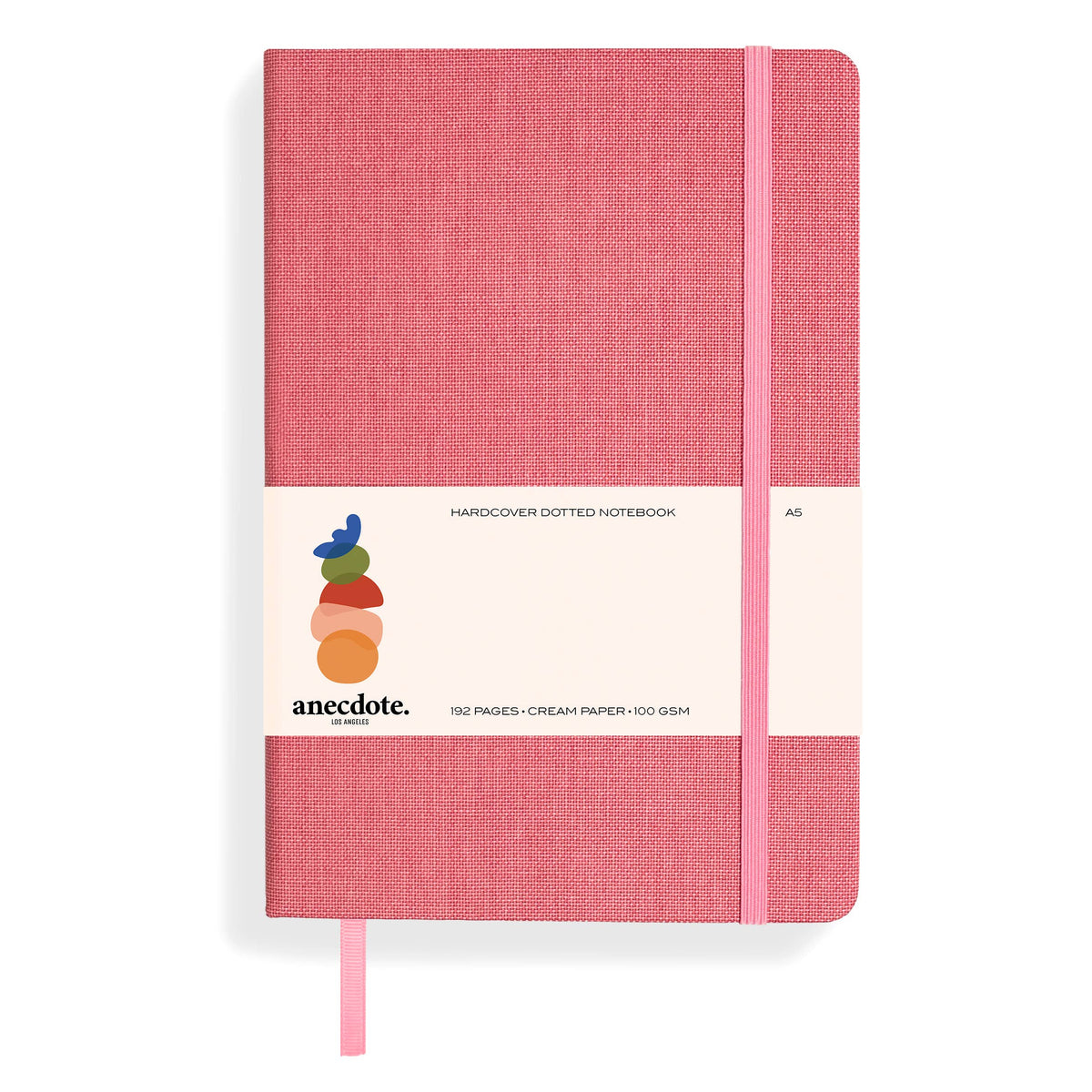A5 Hardcover Journal | Lined or Dotted Notebook | 11 Colors : Mustard / Dotted
