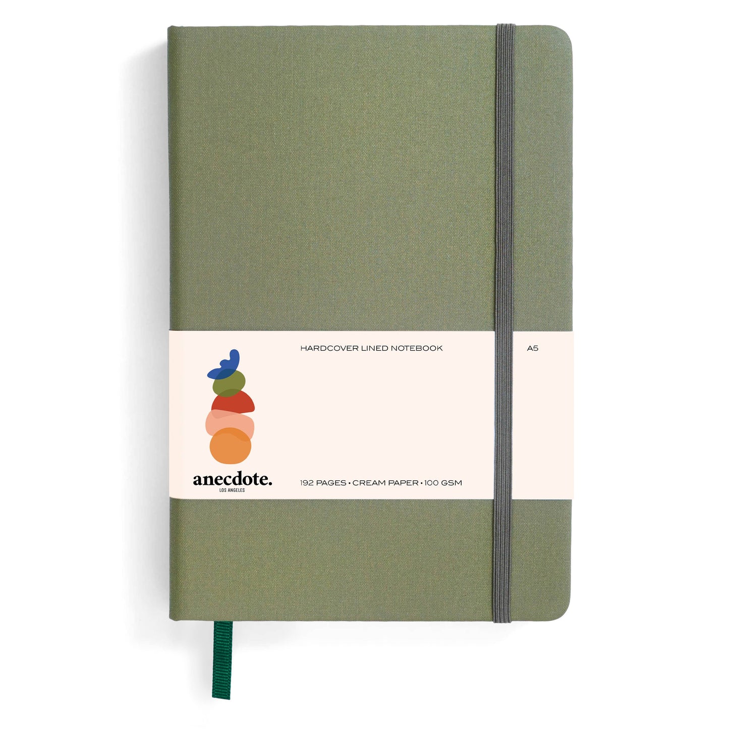 A5 Hardcover Journal | Lined or Dotted Notebook | 11 Colors : Ink Blue / Dotted