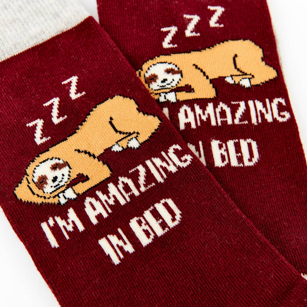 Unisex I'm Amazing In Bed Socks