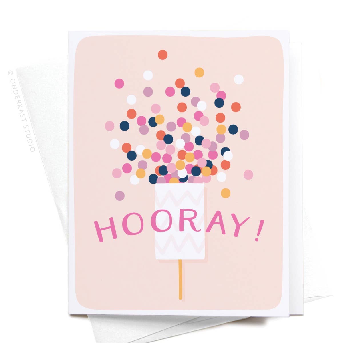 Hooray! Confetti Popper Greeting Card