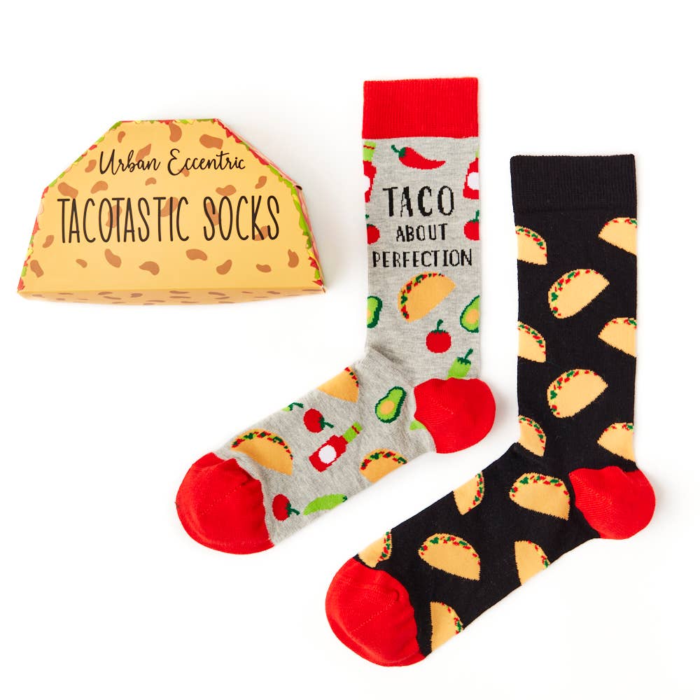 Unisex Taco Socks Gift Set: 6 - 11