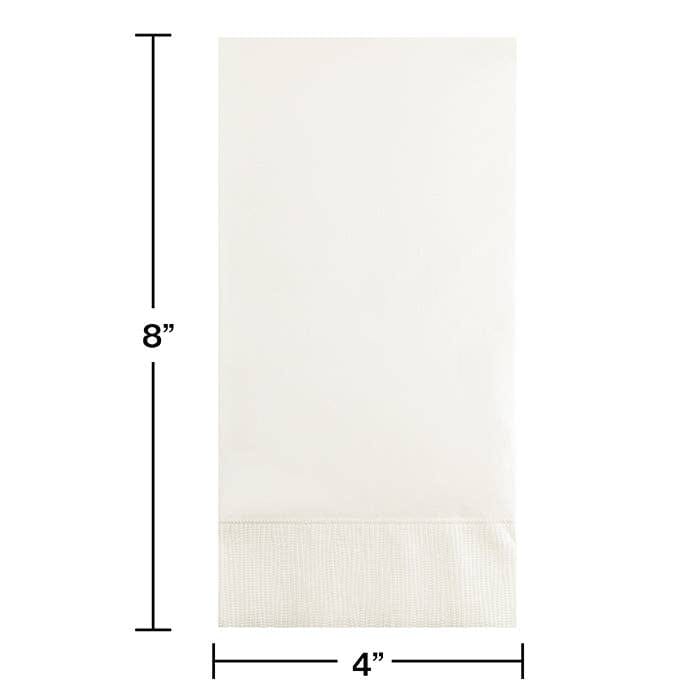 White 3 Ply Guest Towels, 16/Pkg