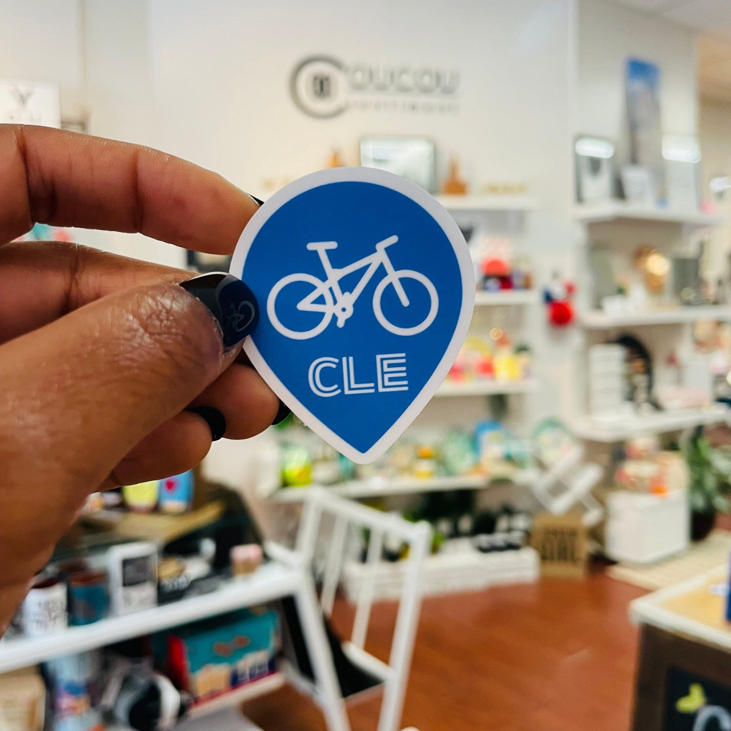 CLE Bike Location Sticker