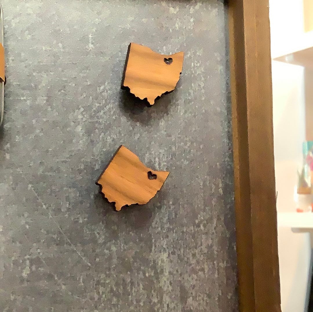 Ohio Wood Magnet