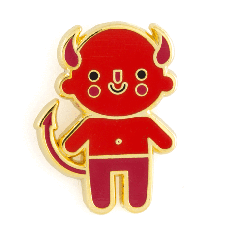 Devil Baby Enamel Pin