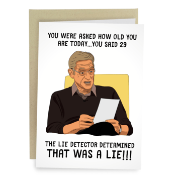 You Were Asked How Old You Are Today... Card