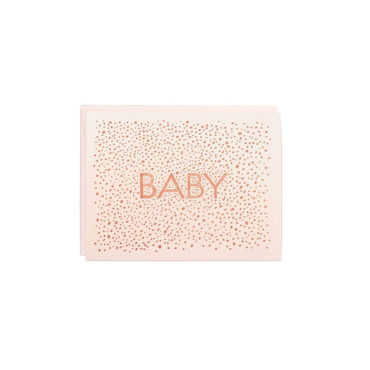 Baby Dots Blush Card