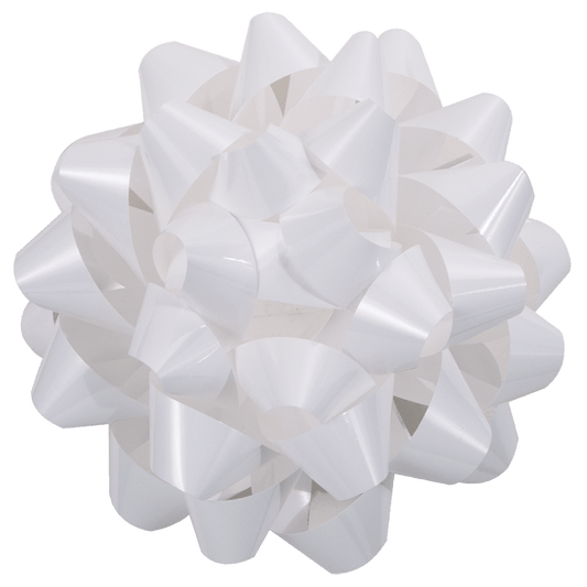 White High Gloss Mega Decorative Bow