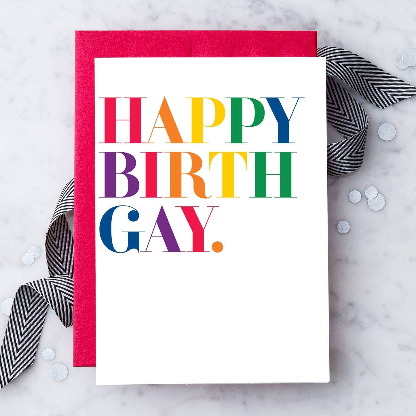 "Happy Birth Gay" Greeting Card