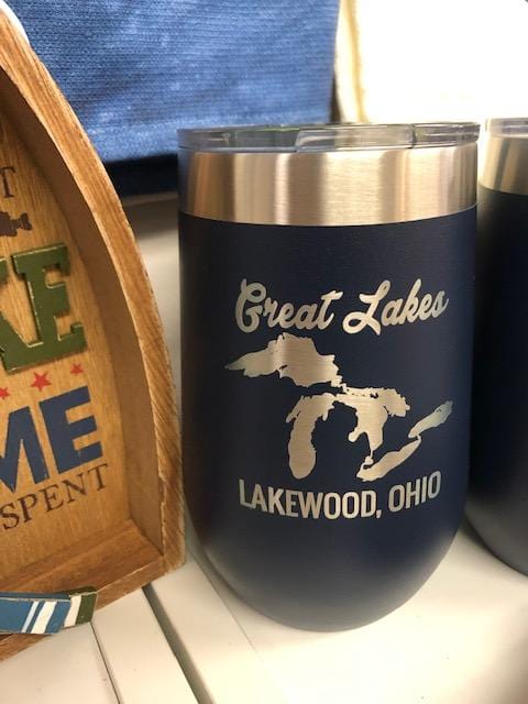 16 Oz Custom Great Lakes Tumbler - Lakewood, Ohio