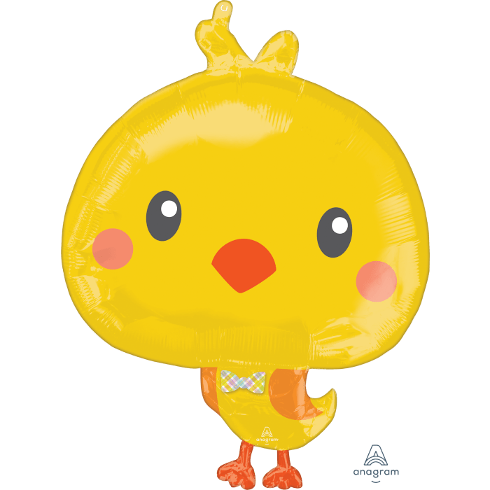 28" Big Head Yellow Chick Balloon