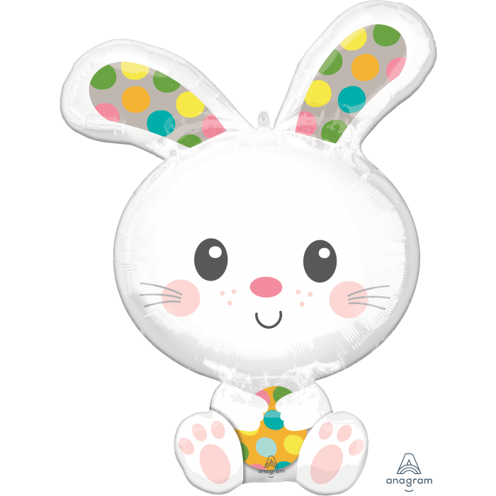 29" Spotted Bunny Balloon