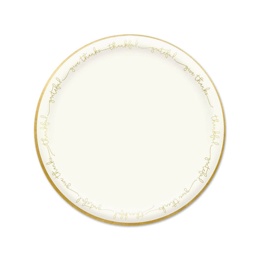 Harvest Words Charger 11" Plate