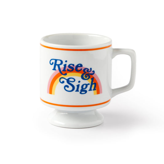Rise & Sigh Pedestal Mug