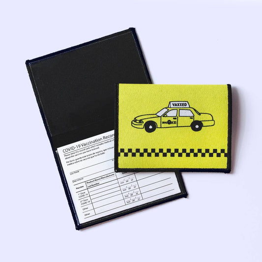 Taxi Vaccine Card Wallet