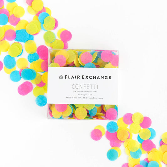 Yellow Neon Hand-Cut Confetti