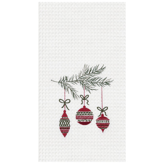 Christmas Hanging Ornaments Kitchen Towel