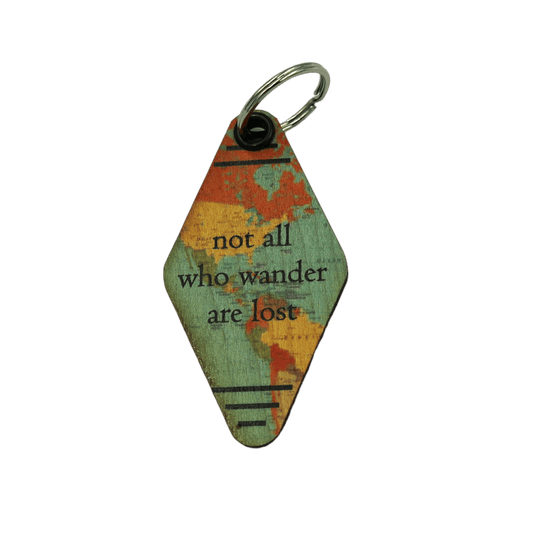 Travel Keychain - Not all who wander are lost