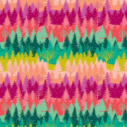 Colorful Timbers Wrapping Paper