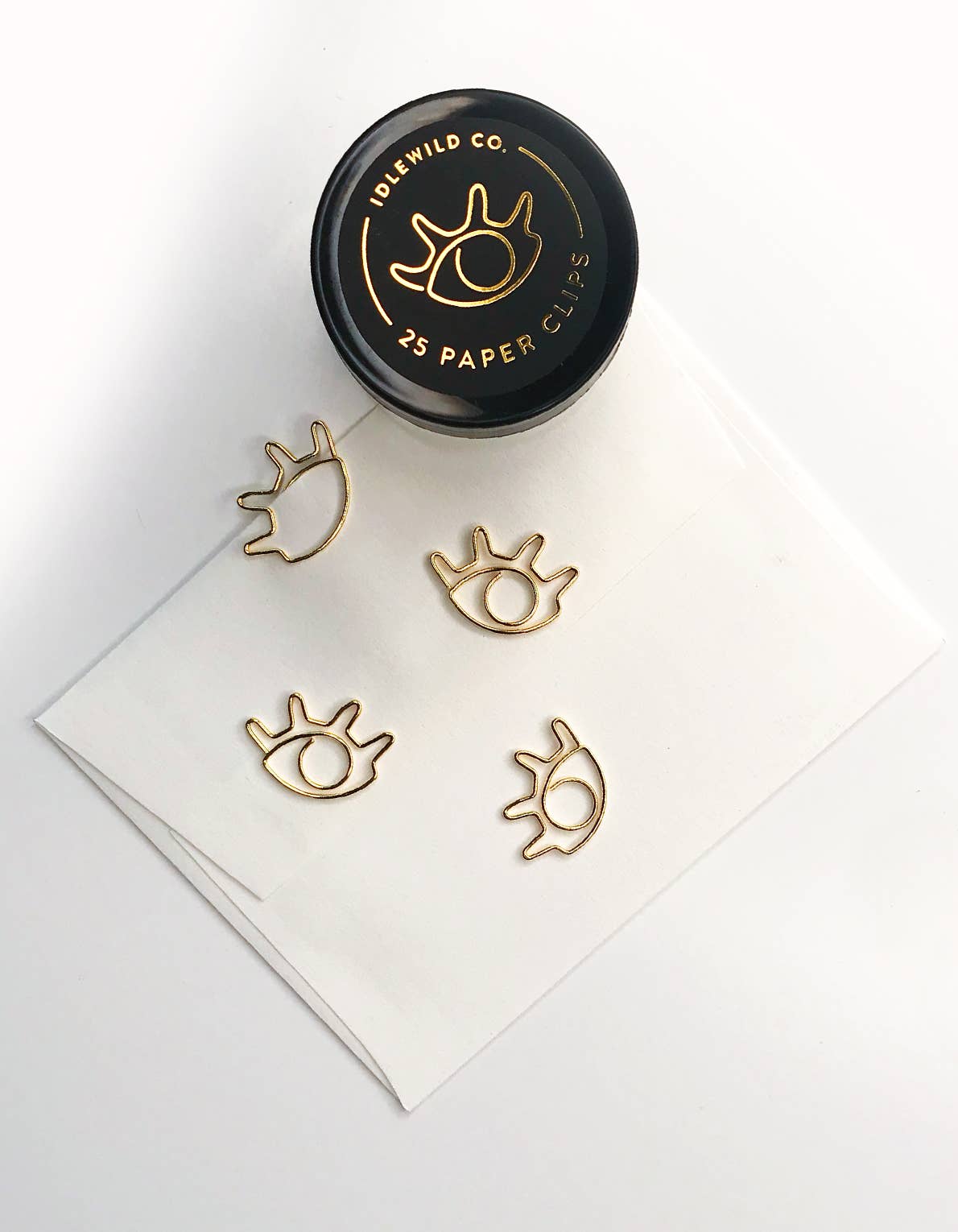 Eye Gold Plated Paper Clips