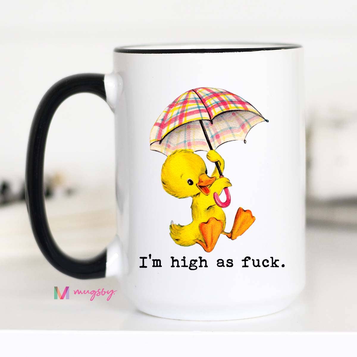 I'm High as Fuck Funny Coffee Mug