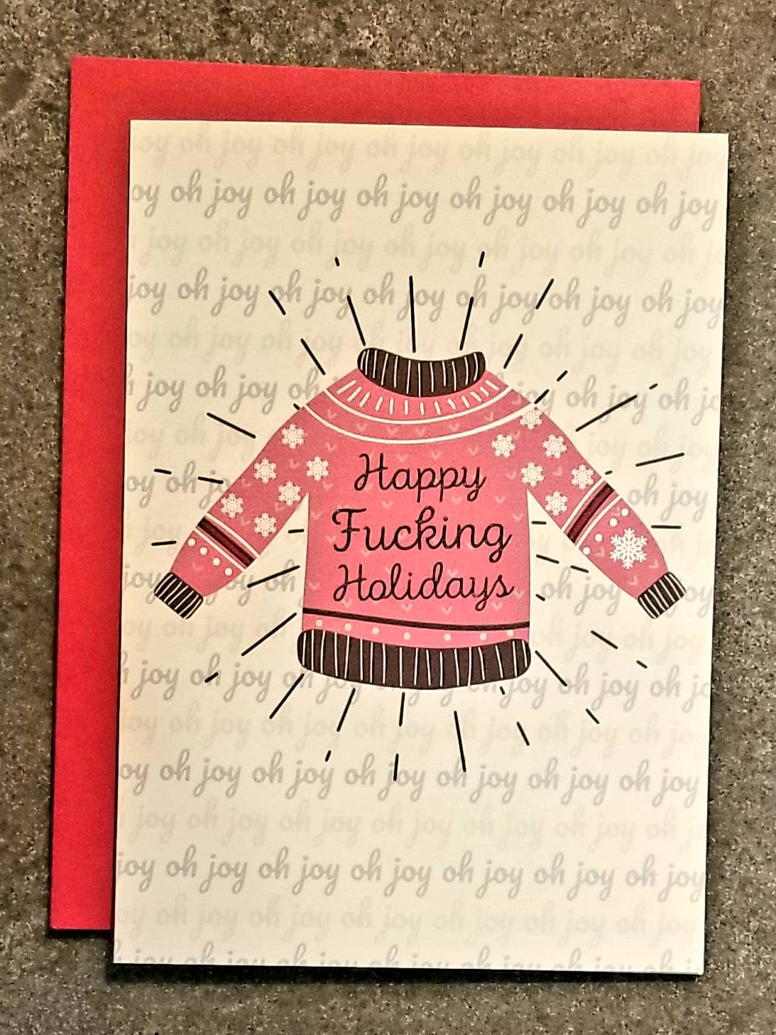 Happy Fucking Holidays Card