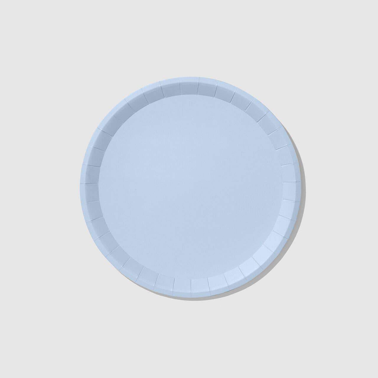 Pale Blue Classic Large Plates (10 Count)