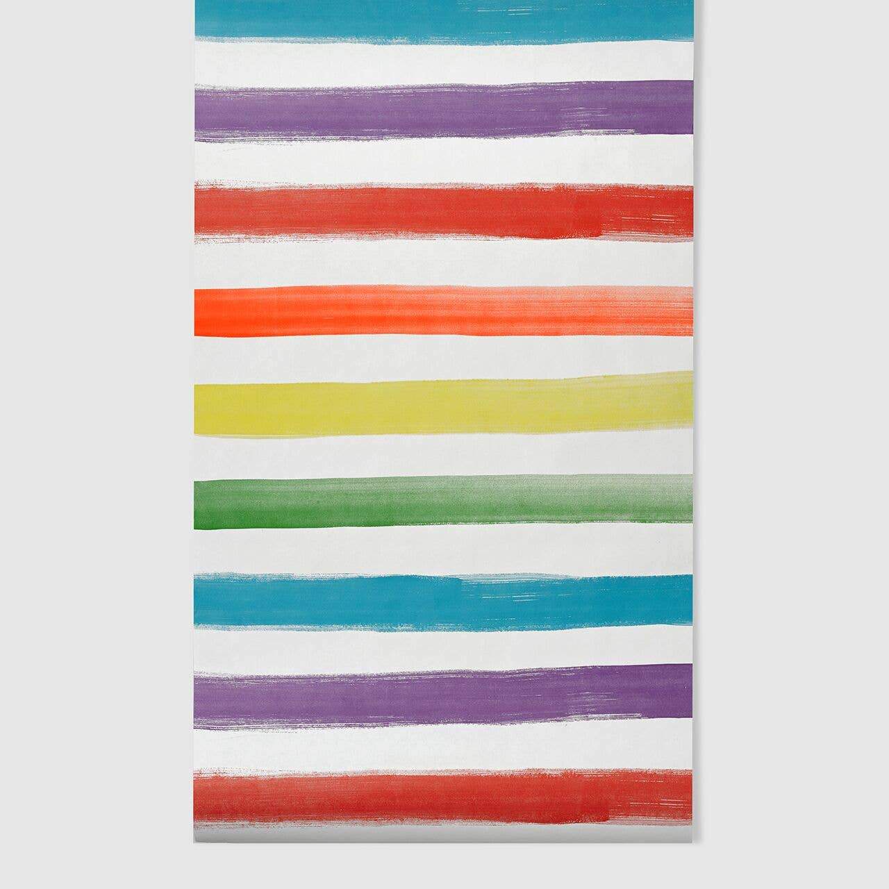 Rainbow color paper table runner red orange yellow green blue purple