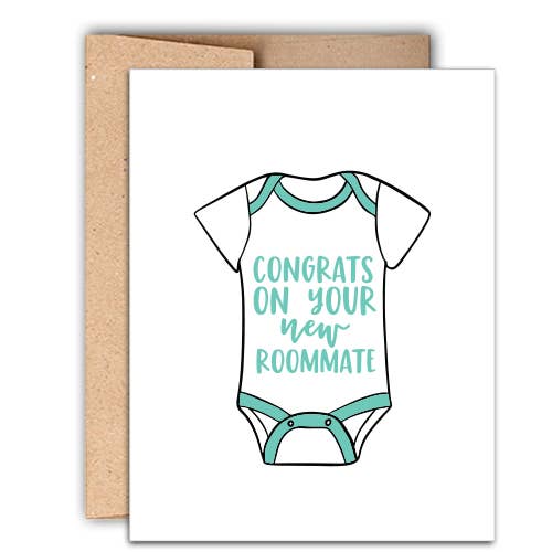 Congrats On Your New Roommate Card