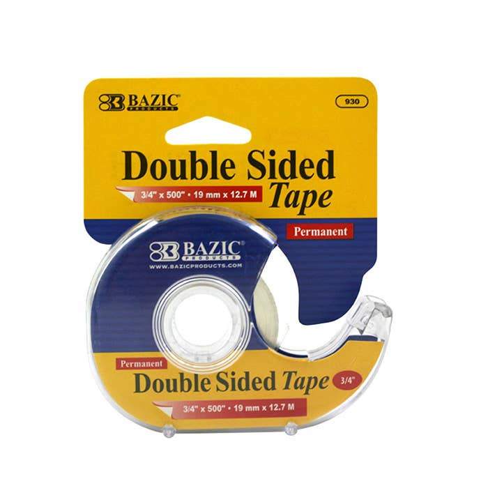 500" Double Sided Permanent Tape With Dispenser