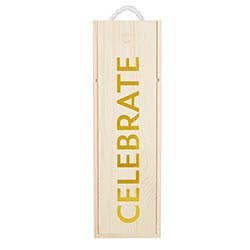 Celebrate Wood Wine Box