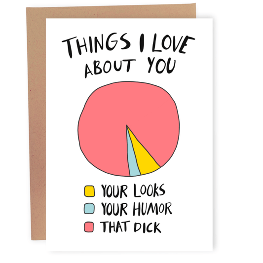 Things I Love About You... Card