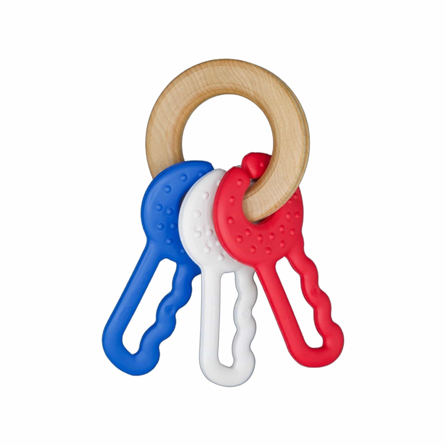 Green Keys Clutching & Teething Toy - Red, White & Blue NEW!