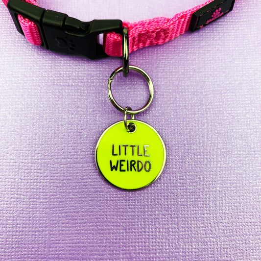 Little Weirdo Pet Collar Tag
