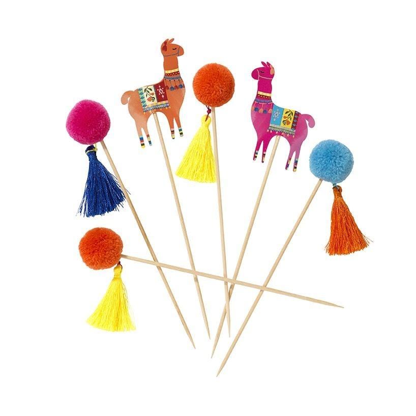 Boho Pom Pom Tassel Picks