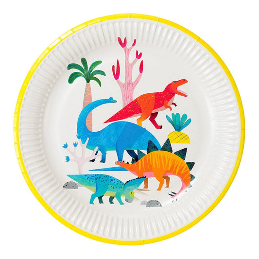 Party Dinosaur Plates