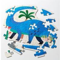 Party Dinosaur Brachiosaurus Shaped Puzzle