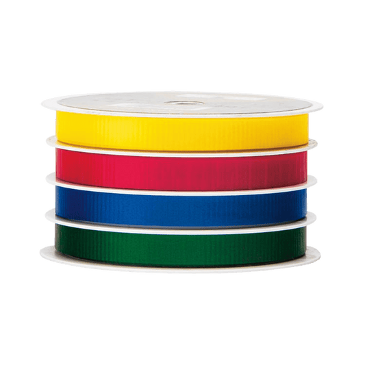 Yellow/ Red/ Royal/ Emerald Four Channel Curling Ribbon