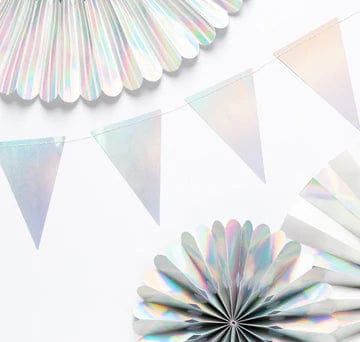 Holographic Pennant Banner