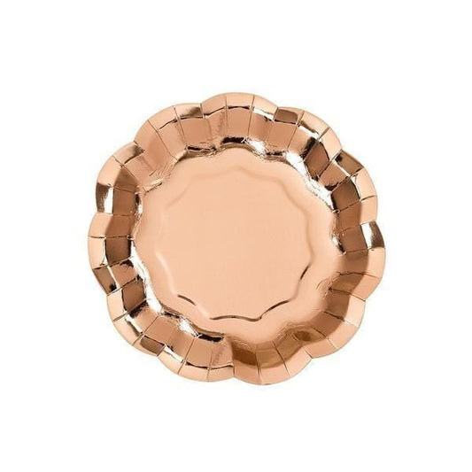 Party Porcelain Rose Gold Small Plates