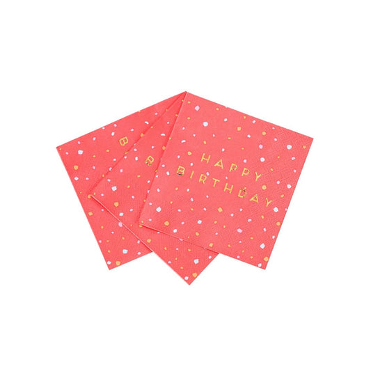 Rose Cocktail Napkins
