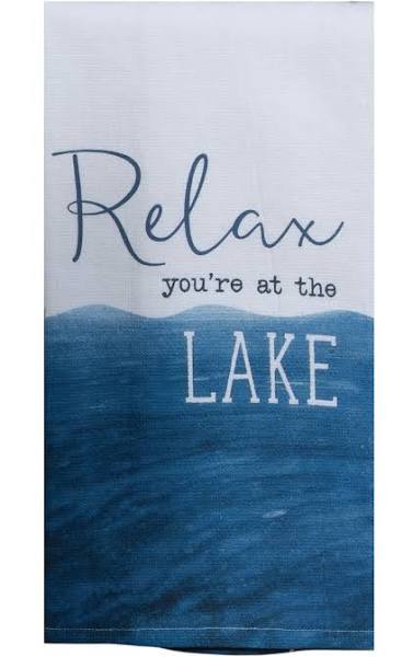 Relax At The Lake Towel