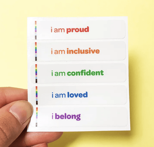 "I belong" tangibles sticker set