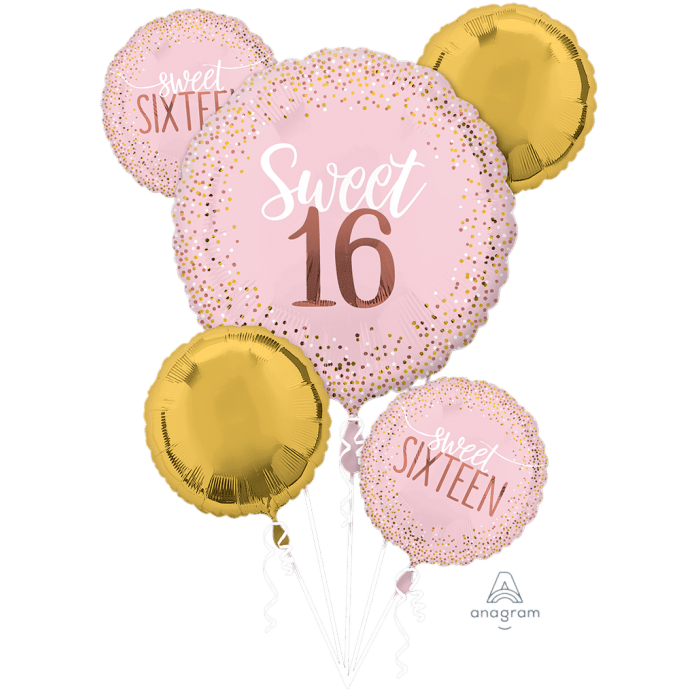 Sweet 16 Blush Bouquet Balloon