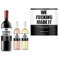 Funny Wine Bottle Labels Set