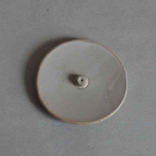 Gray Ceramic Incense Holder